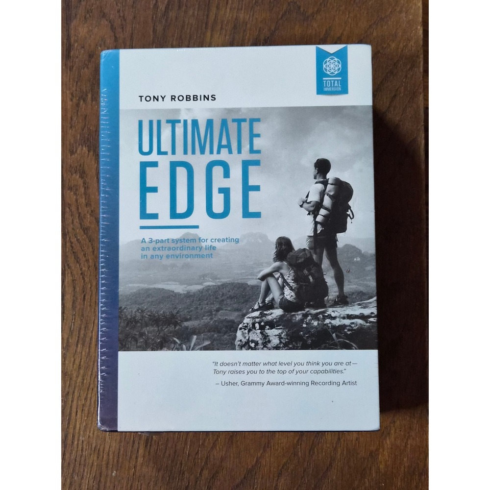 Tony Robbins Ultimate Edge Total Immersion 3-Part System CD DVD Box Set Sealed